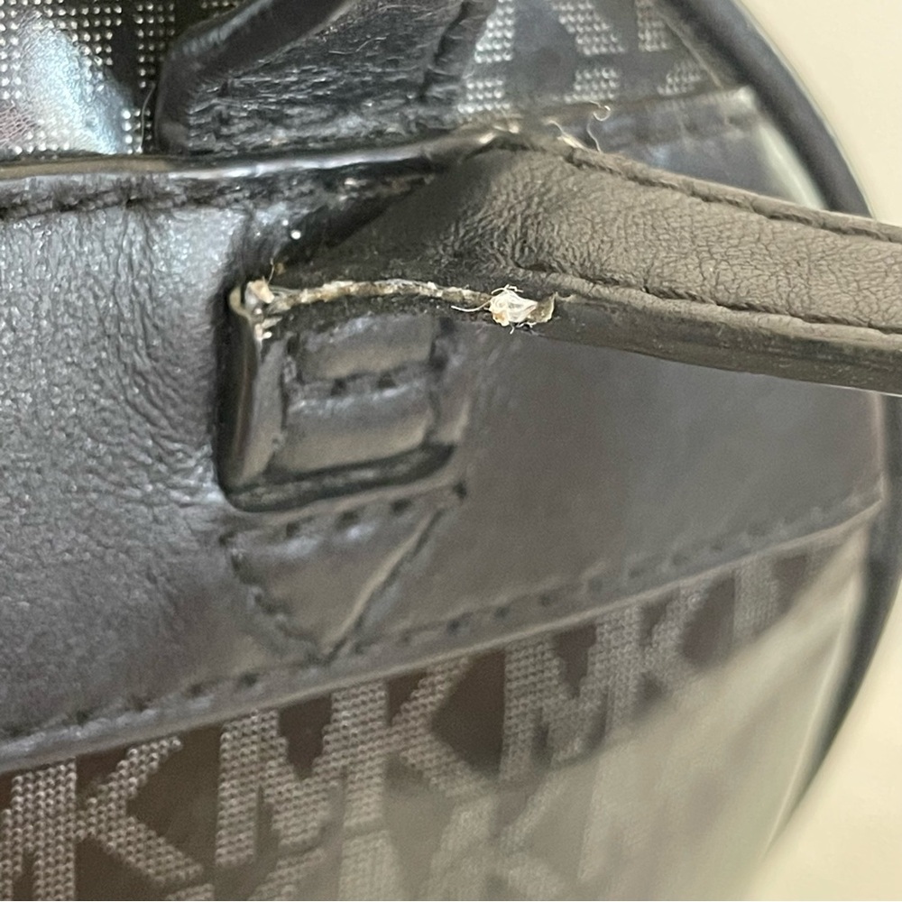 Michael Kors Black and Silver Backpack - Picture 5 of 13